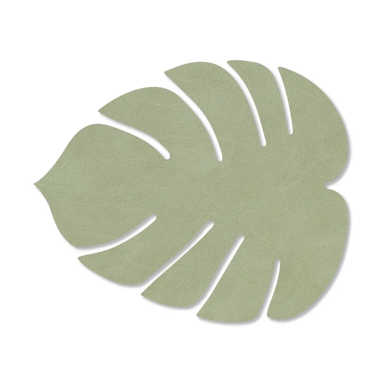 Dessous de verre Monstera Leaf Nupo, Vert olive LIND DNA