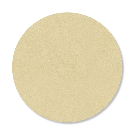LIND DNA Dessous de verre Nupo circle Lemon sorbet | Design Scandinave | Dessous de verre | Beige