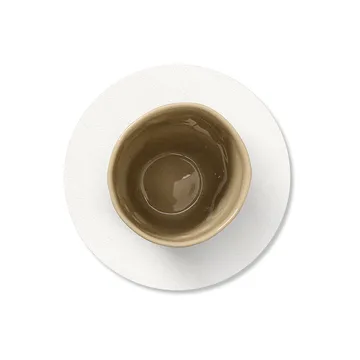 Dessous de verre Nupo circle - Pure white - LIND DNA