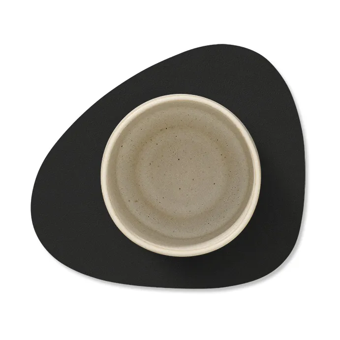 Dessous de verre Nupo curve, Black ink LIND DNA
