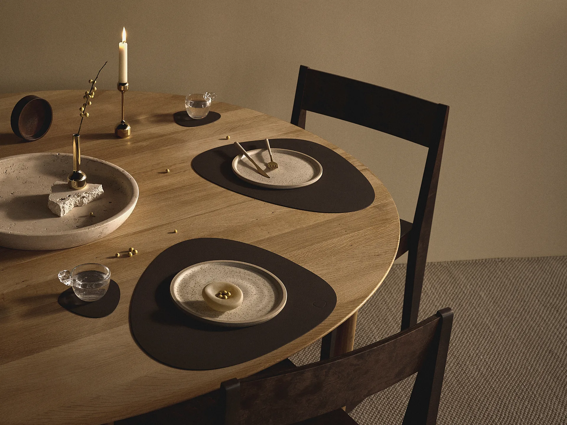 Dessous de verre Nupo curve, Hazel LIND DNA