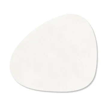 Dessous de verre Nupo curve - Pure white - LIND DNA