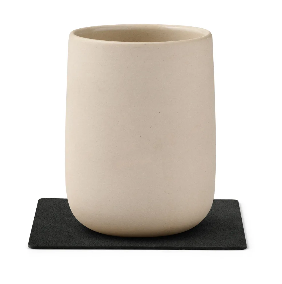 Dessous de verre Nupo square, Black ink LIND DNA