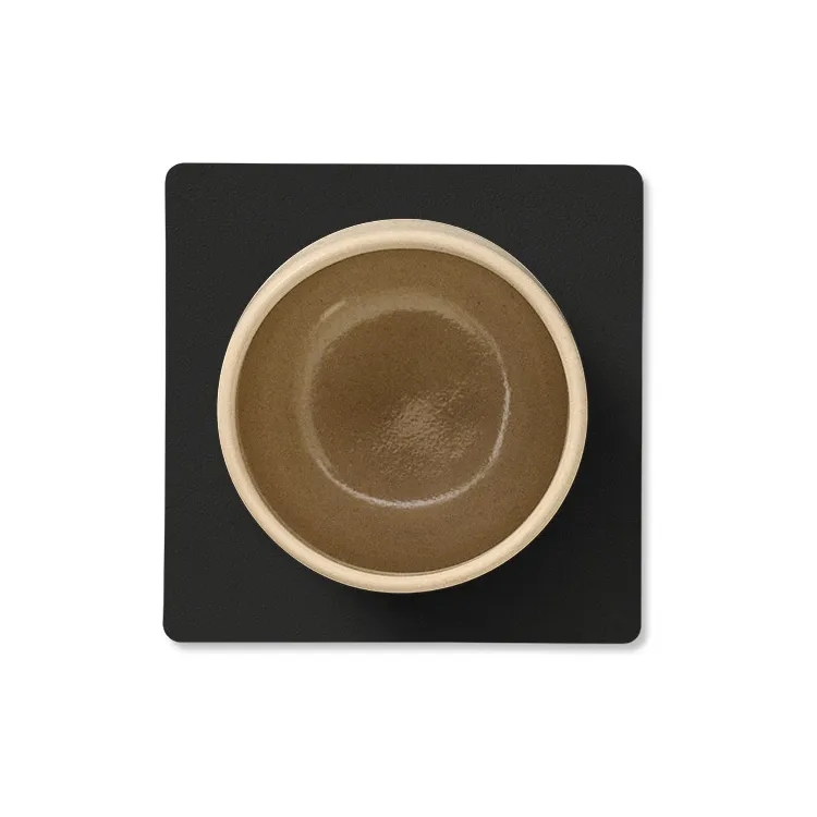 Dessous de verre Nupo square, Black ink LIND DNA