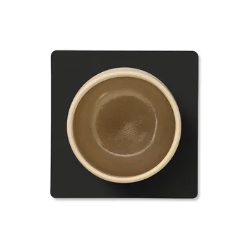 Dessous de verre Nupo square - Black ink - LIND DNA