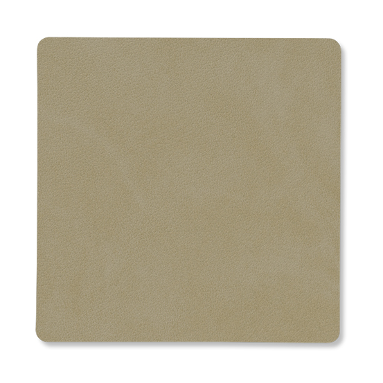LIND DNA Dessous de verre Nupo square Herbal dust | Design Scandinave | Dessous de verre | Beige