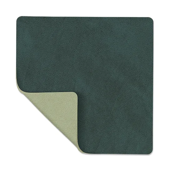 Dessous de verre square réversible Nupo 1 pièce, Dark green-olive green LIND DNA