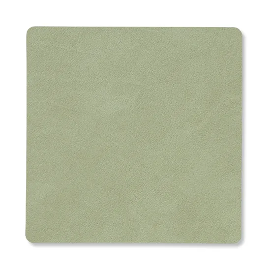 Dessous de verre square réversible Nupo 1 pièce, Dark green-olive green LIND DNA