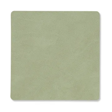 Dessous de verre square réversible Nupo 1 pièce - Dark green-olive green - LIND DNA