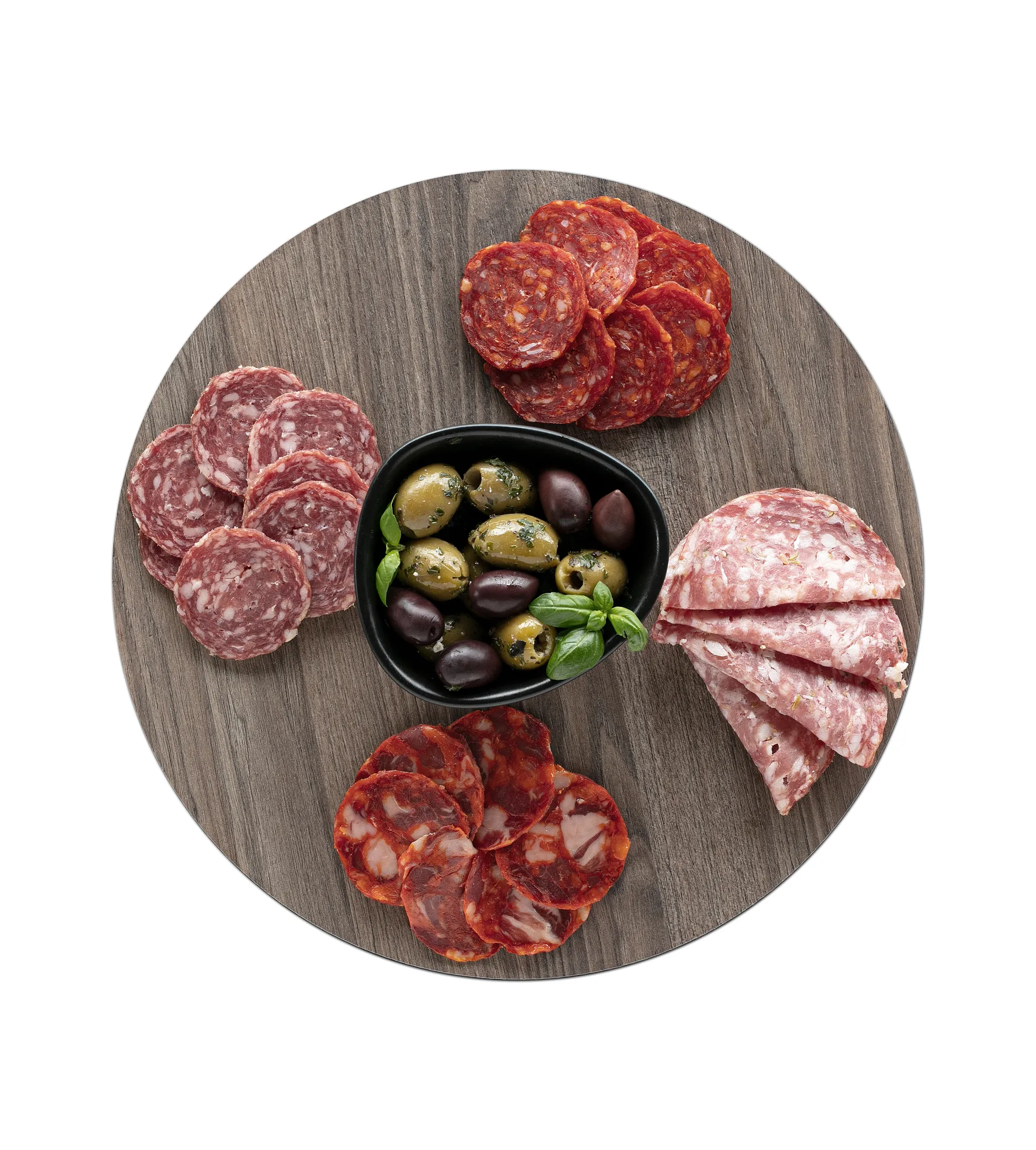 Planche à découper Cut & Serve ronde M, Noyer LIND DNA