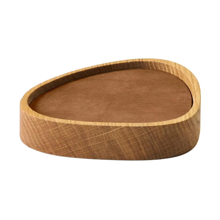 Set de dessous de verre Wood Box - Nature-oak, courbe, S, Nupo nature, 9 pièces - LIND DNA