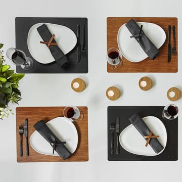 Set de Table Buffalo square - Noir - LIND DNA