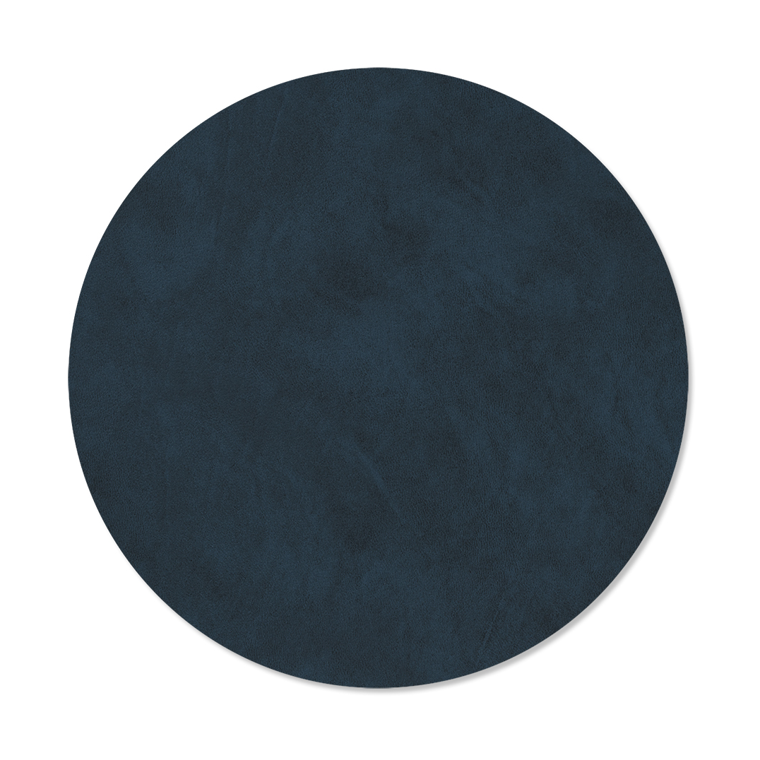 LIND DNA Set de table circle Nupo M Midnight blue | Design Scandinave | Sets de table | Bleu