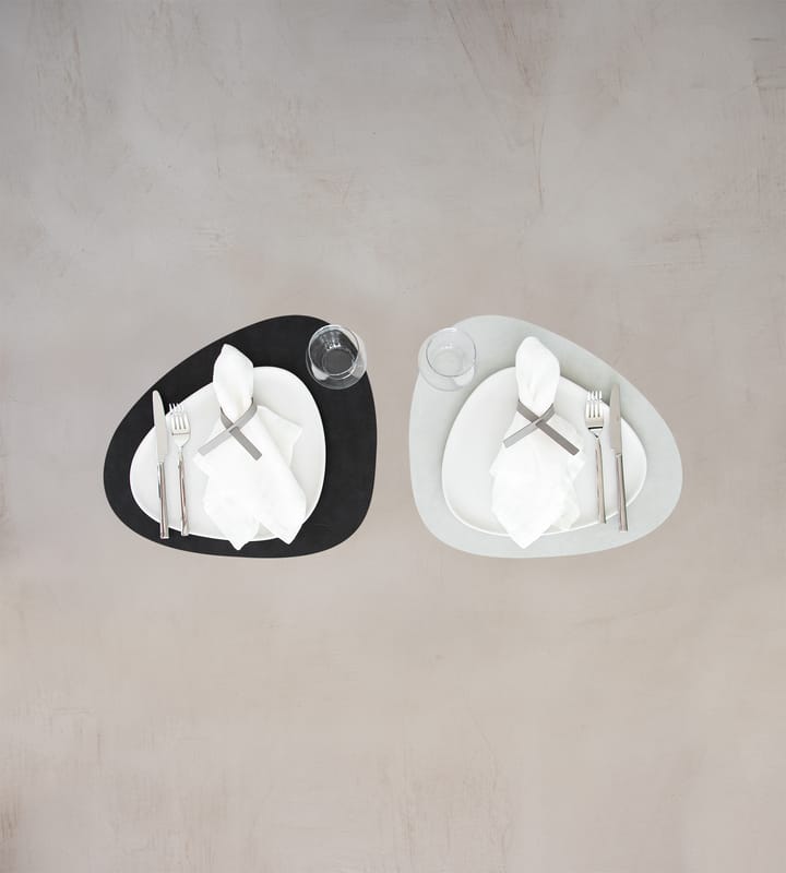 Set de Table Cloud-Nupo réversible curve L 1 pièce - Black-metalic - LIND DNA