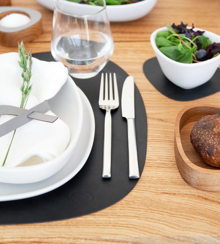 Set de Table Cloud-Nupo réversible curve L 1 pièce - Black-metalic - LIND DNA