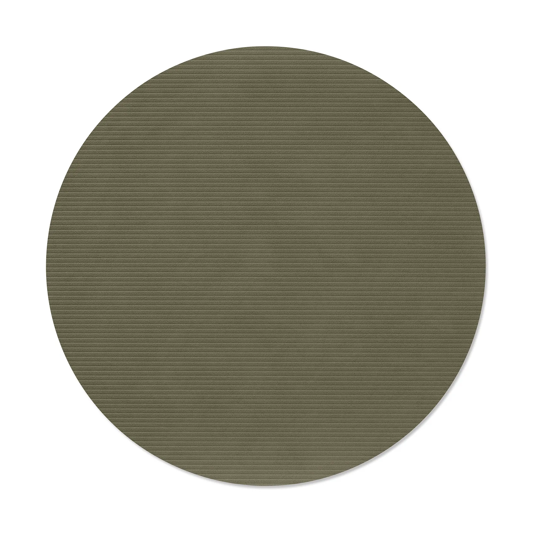 Set de table Corduroy, Army green, circle, L LIND DNA