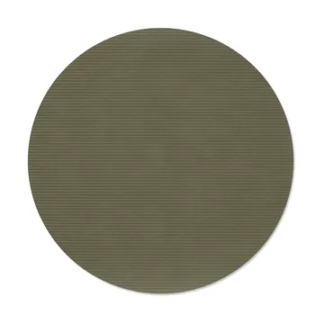 Set de table Corduroy - Army green, circle, L - LIND DNA