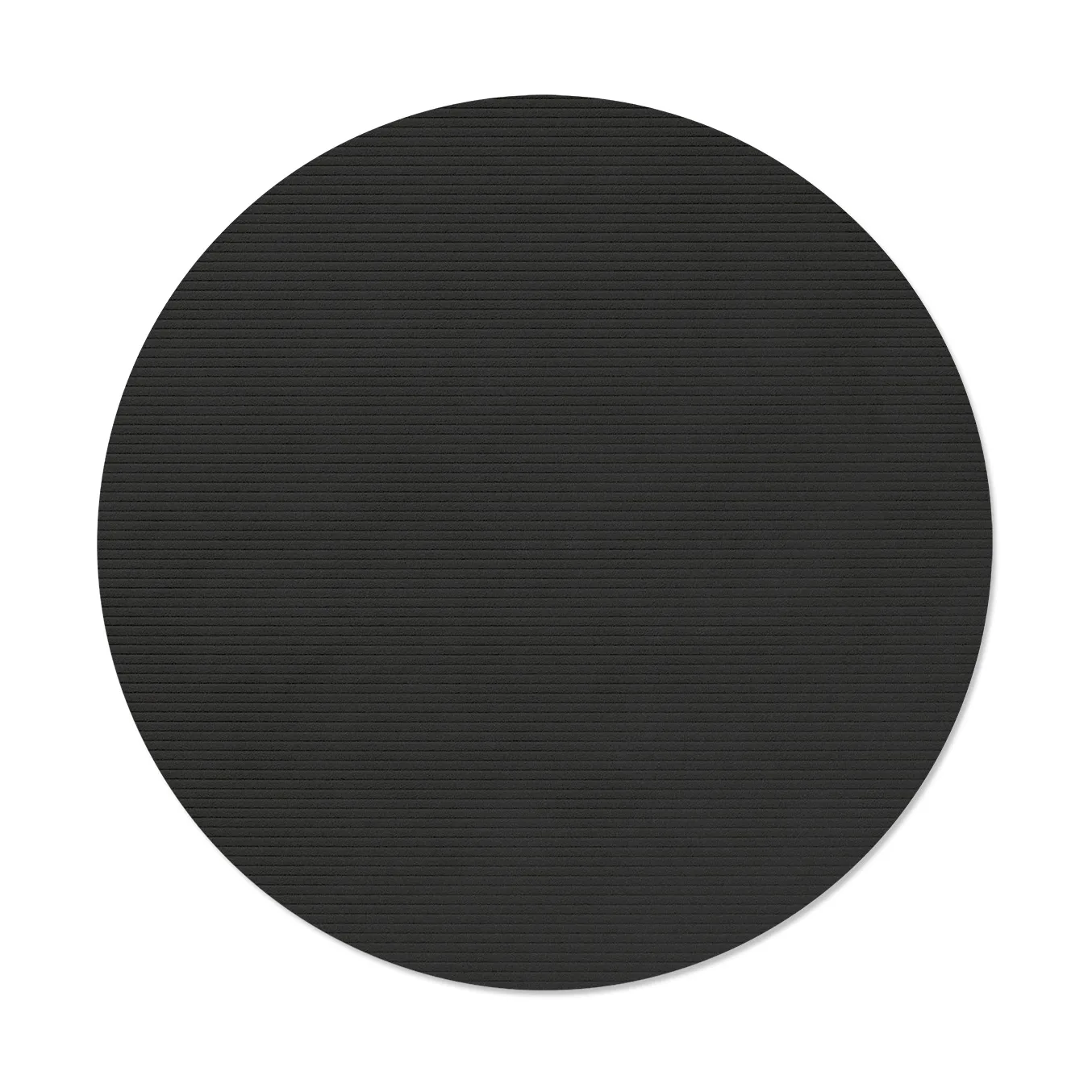 Set de table Corduroy, Black ink, circle, L LIND DNA