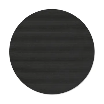 Set de table Corduroy - Black ink, circle, L - LIND DNA