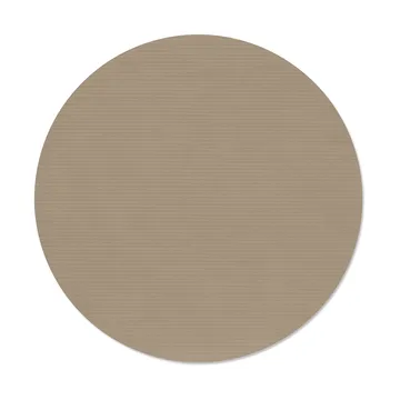 Set de table Corduroy - Clay brown, circle, L - LIND DNA