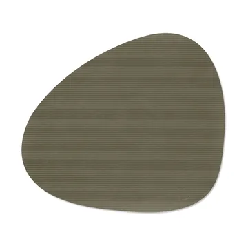 Set de table Corduroy curve L - Army Green - LIND DNA