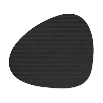 Set de table Corduroy curve L - Black ink - LIND DNA