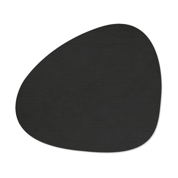 Set de table Corduroy curve L - Black ink - LIND DNA
