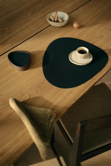 Set de table Corduroy curve L - Black ink - LIND DNA
