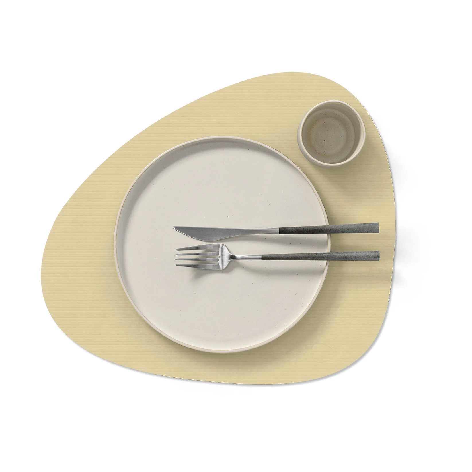 Set de table Corduroy curve L, Lemon Sorbet LIND DNA