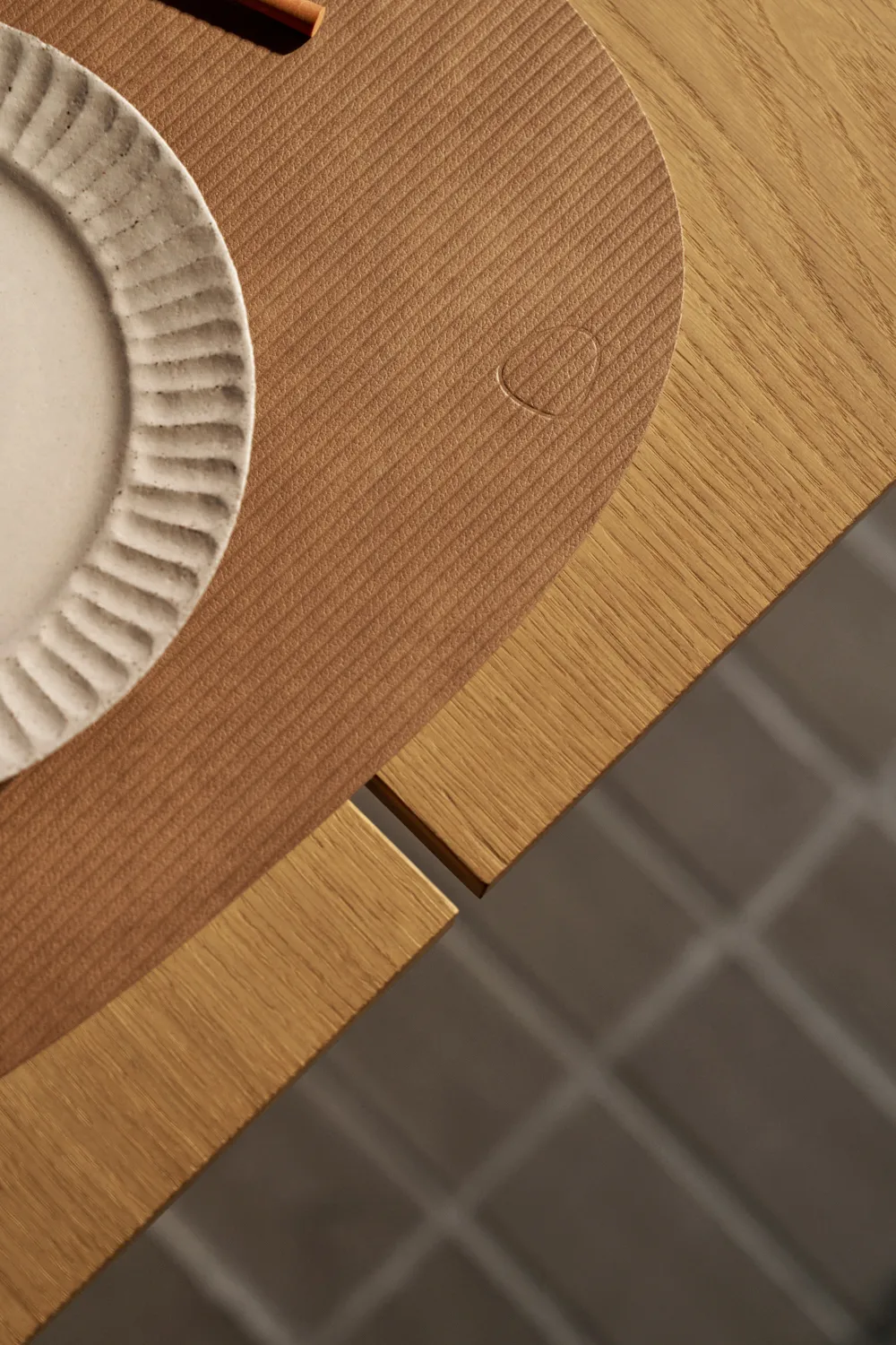 Set de table Corduroy curve L, Nature LIND DNA