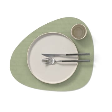 Set de table Corduroy curve L - Olive Green - LIND DNA