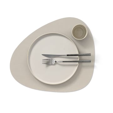 Set de table Corduroy curve L - Oyster White - LIND DNA