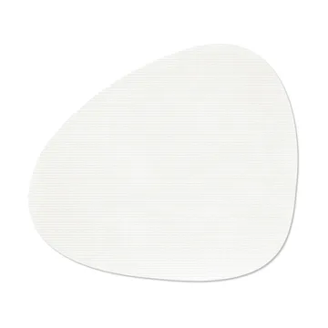 Set de table Corduroy curve L - Pure white - LIND DNA