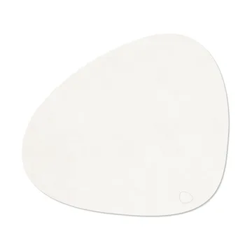 Set de table Corduroy curve L - Pure white - LIND DNA