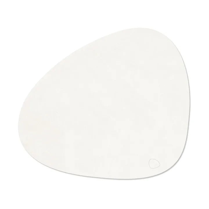 Set de table Corduroy curve L - Pure white - LIND DNA