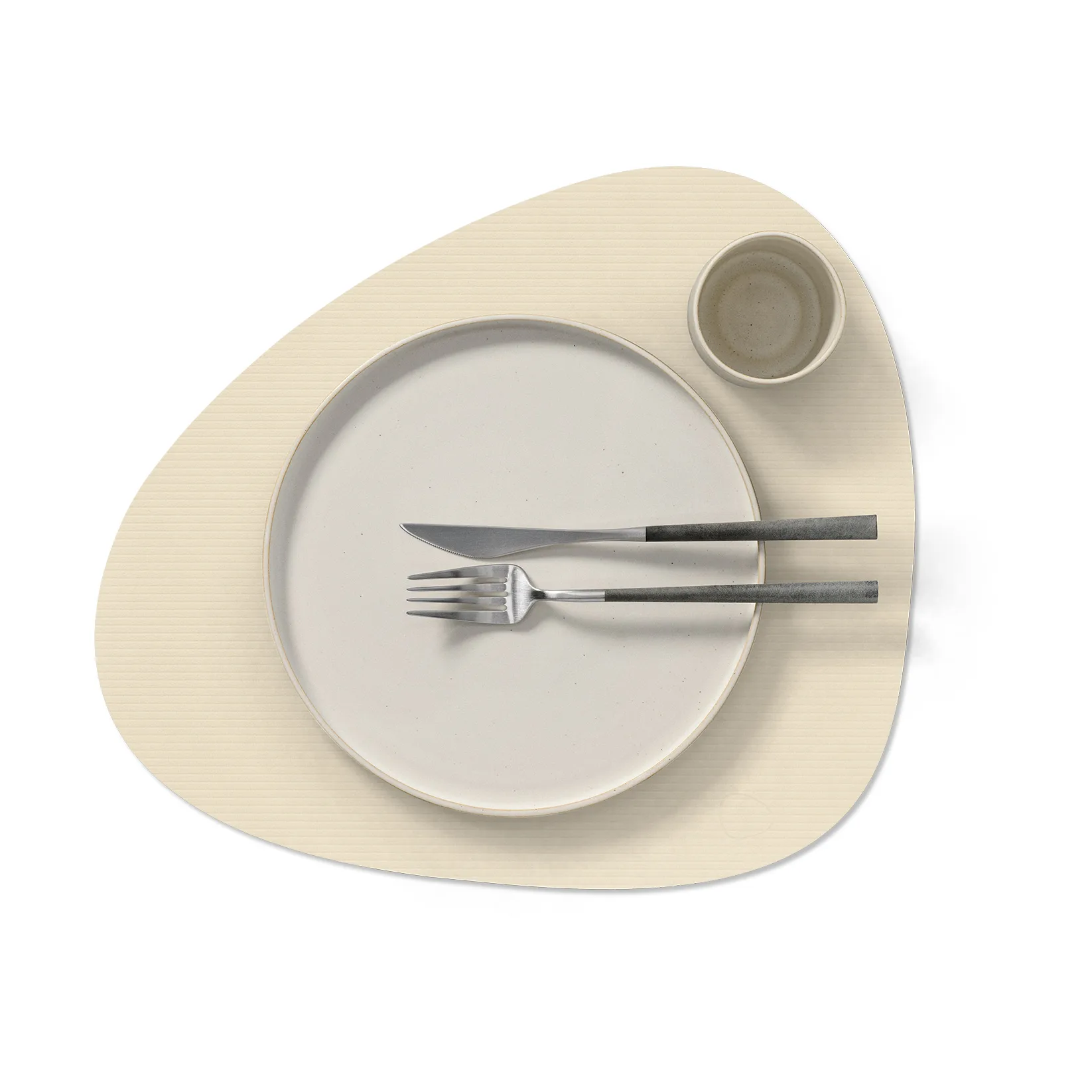 Set de table Corduroy curve L, Vanilla LIND DNA