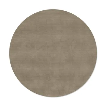 Set de table Corduroy - Nomad grey, circle, L - LIND DNA
