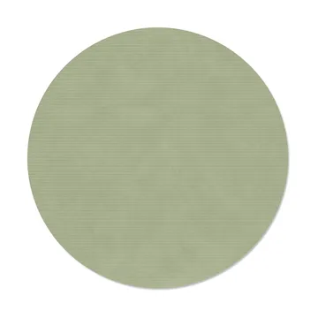 Set de table Corduroy - Olive green, circle, L - LIND DNA
