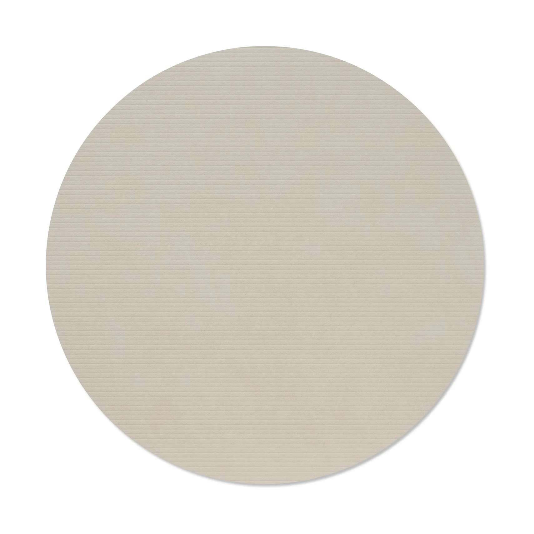 Set de table Corduroy, Oyster white, circle, L LIND DNA