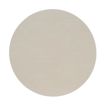 Set de table Corduroy - Oyster white, circle, L - LIND DNA