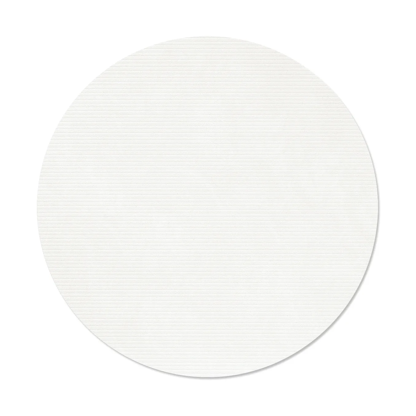 Set de table Corduroy, Pure white, circle, L LIND DNA