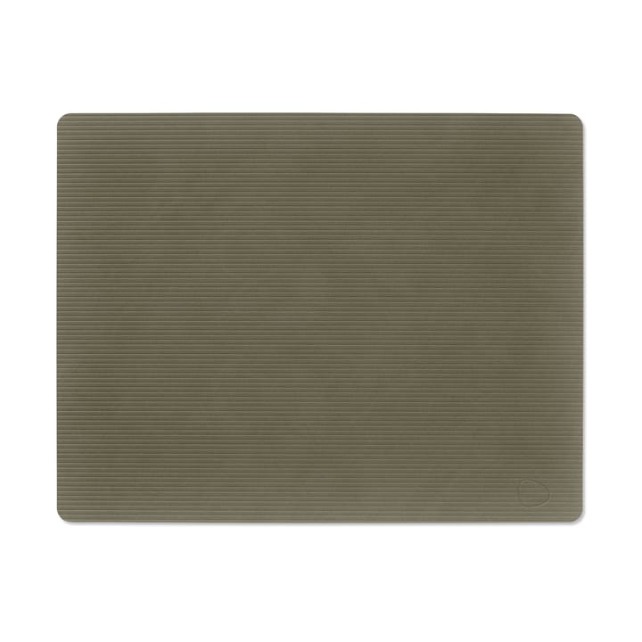 Set de table Corduroy square L - Army Green - LIND DNA
