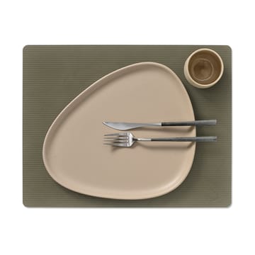 Set de table Corduroy square L - Army Green - LIND DNA