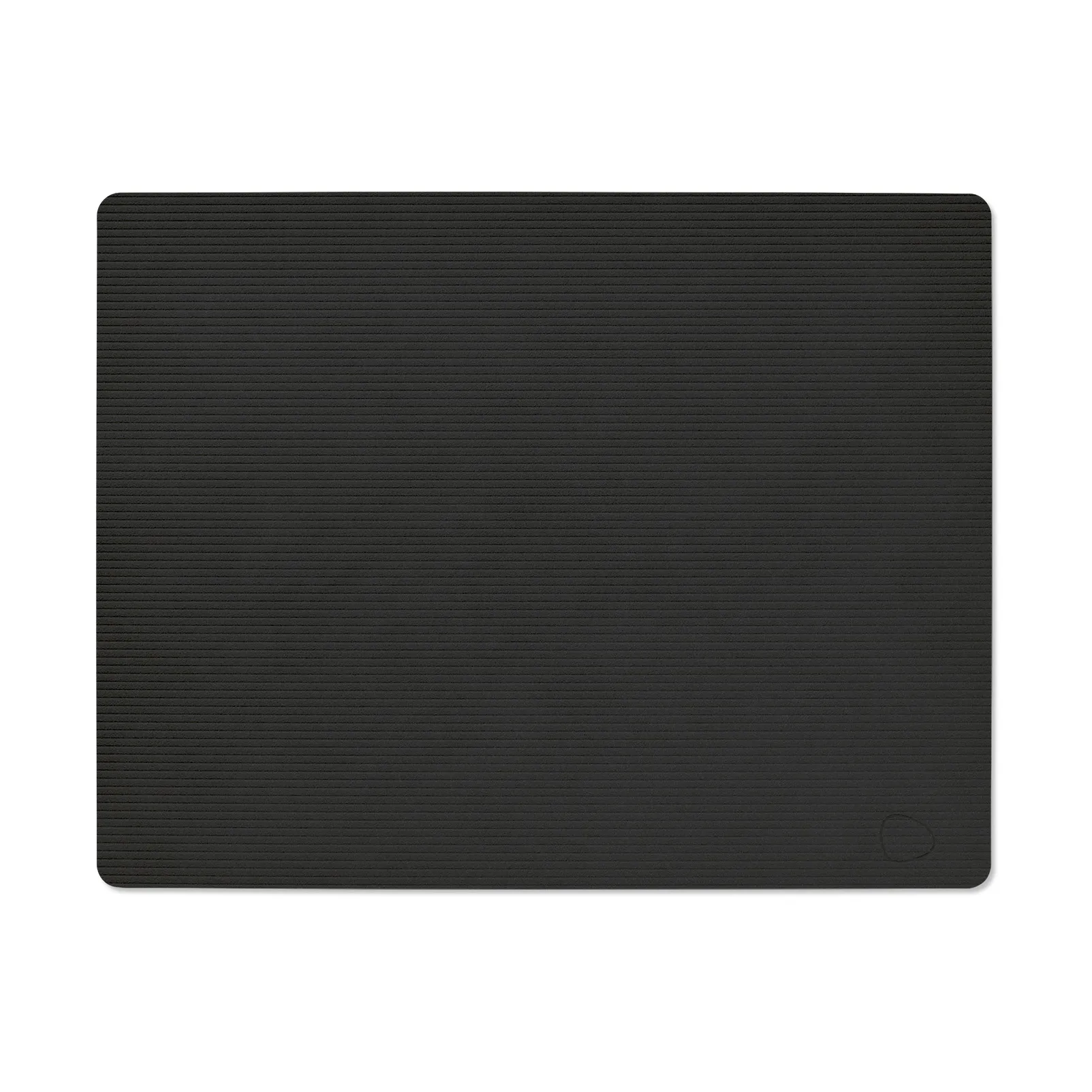 Set de table Corduroy square L, Black ink LIND DNA