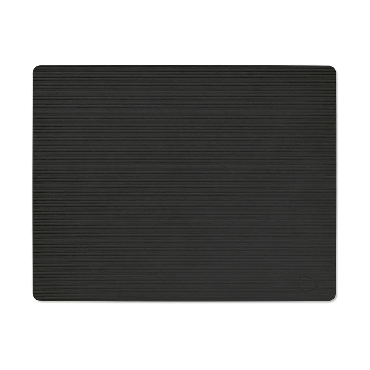 Set de table Corduroy square L - Black ink - LIND DNA