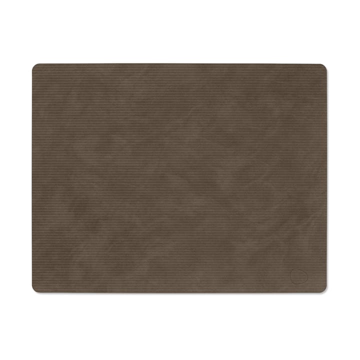 Set de table Corduroy square L - Caviar - LIND DNA