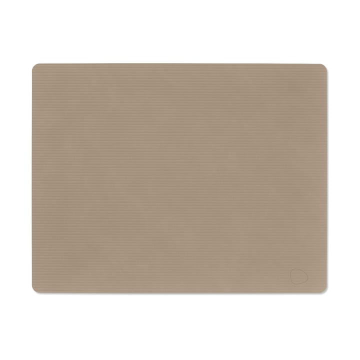 Set de table Corduroy square L - Clay Brown - LIND DNA