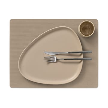 Set de table Corduroy square L - Clay Brown - LIND DNA