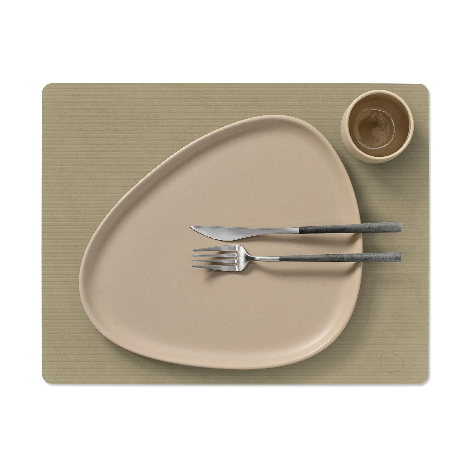 Set de table Corduroy square L, Herbal Dust LIND DNA