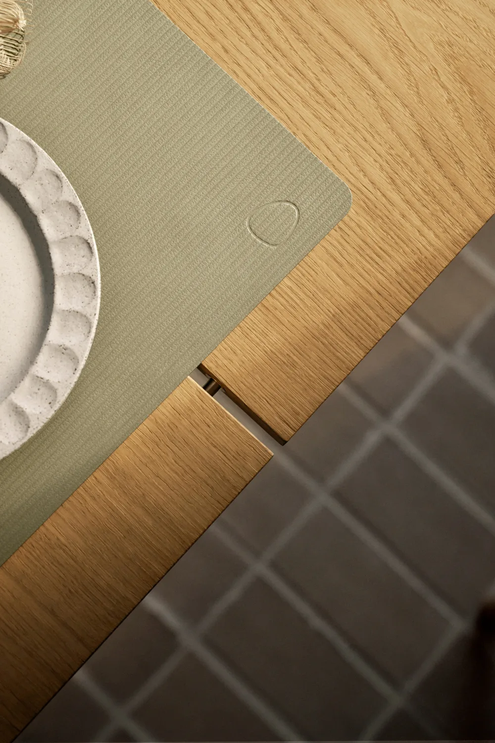 Set de table Corduroy square L, Herbal Dust LIND DNA